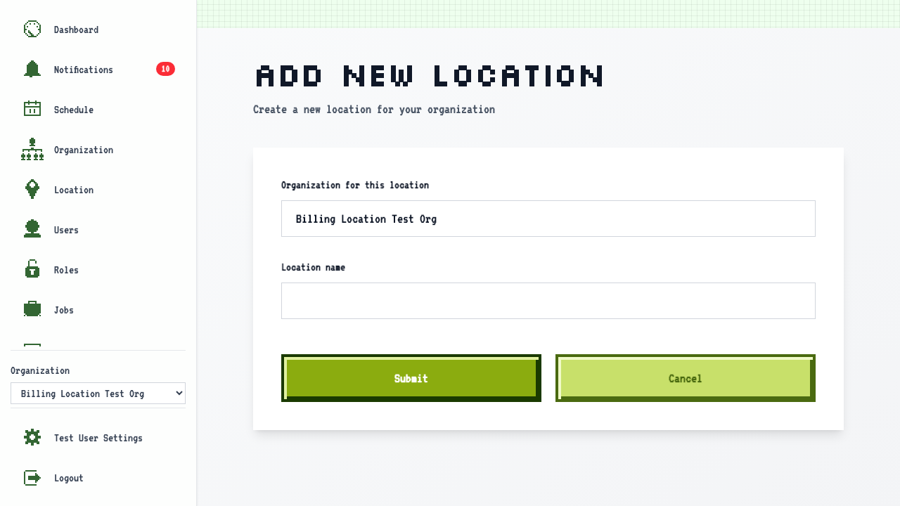 Redirected back to Add New Location after upgrading